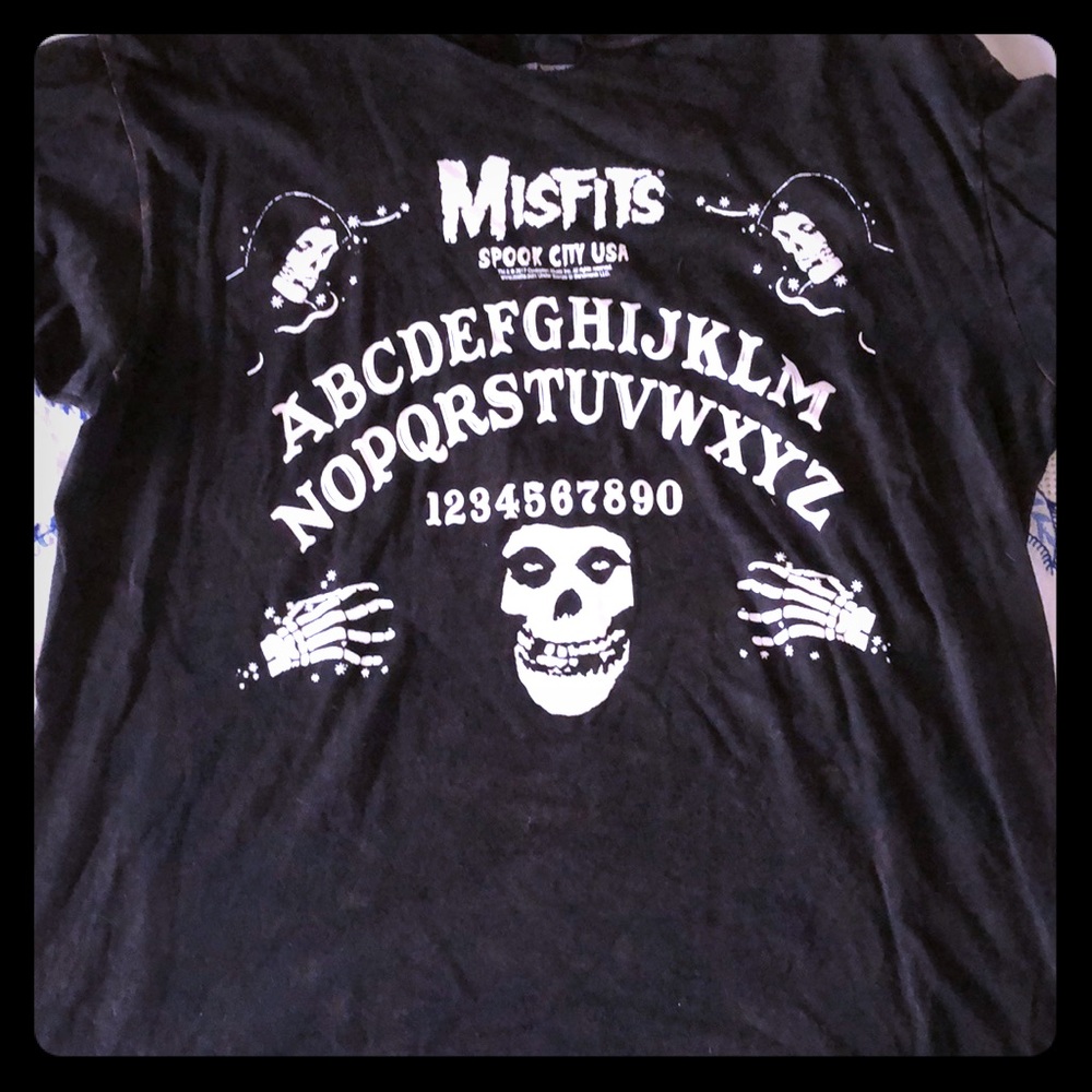 Misfits Ouija board styled shirt